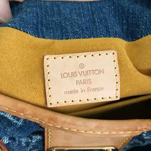 Louis Vuitton pleaty denim bag - Picture 2 of 6